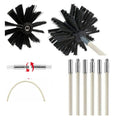 Dryer Vent & Chimney Brush Kit - 6 Rods